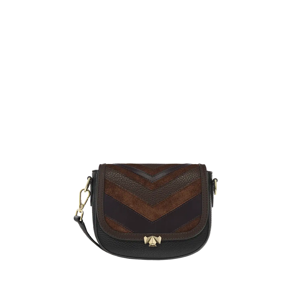 Wechselklappe - Mini Chocolate Blend - braun