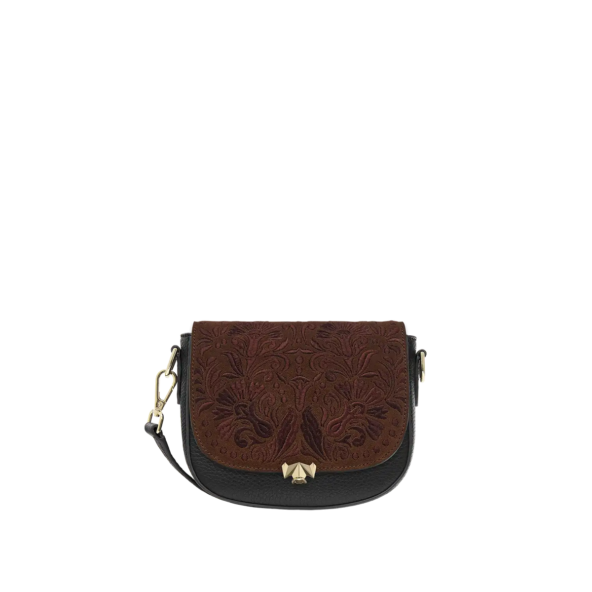 Wechselklappe - Mini Chocolate Petal - braun