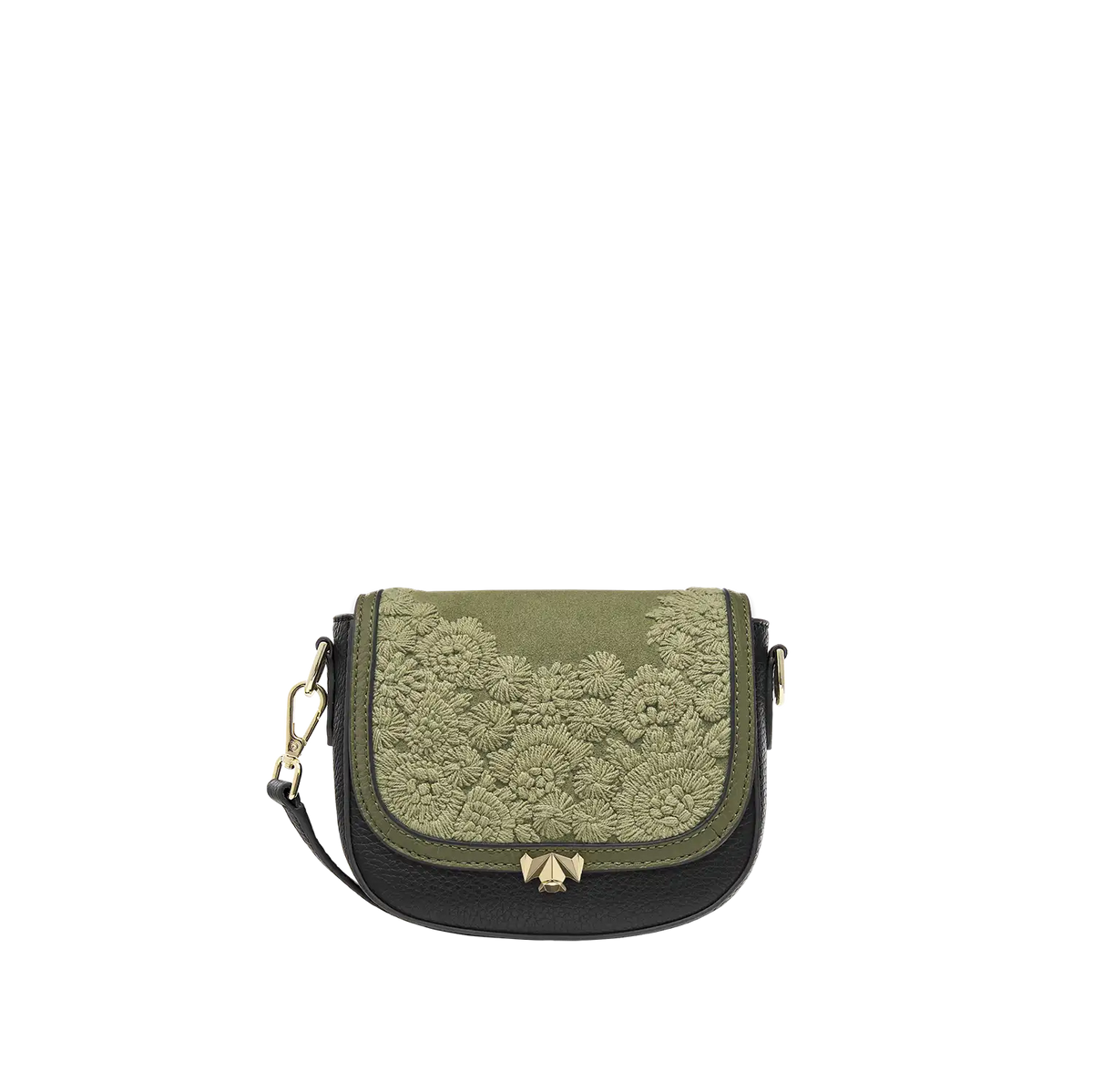 Wechselklappe -  Mini Cozy Bloom - olive