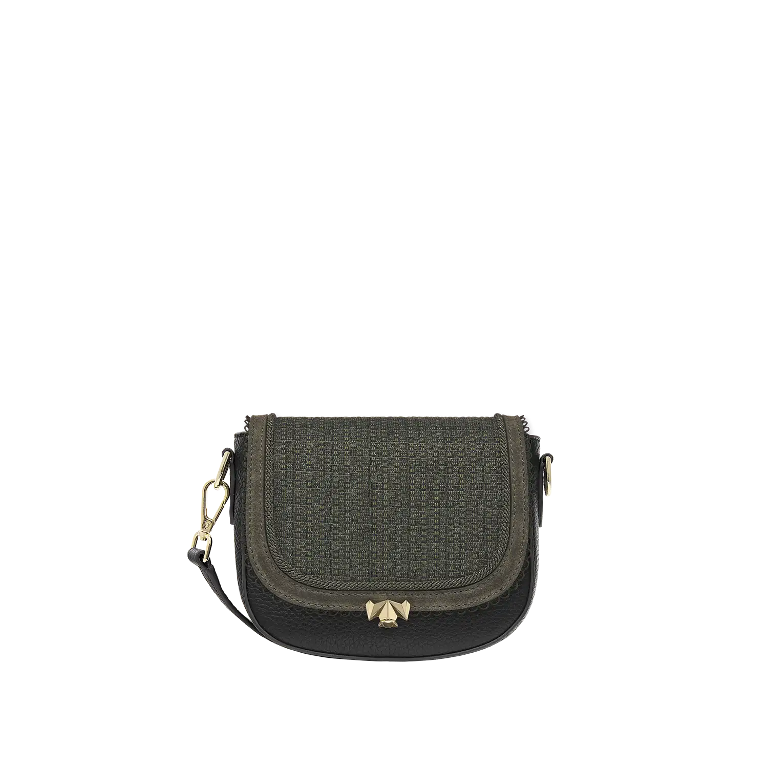 Wechselklappe - Mini Forest Glimmer - grün-glitzer