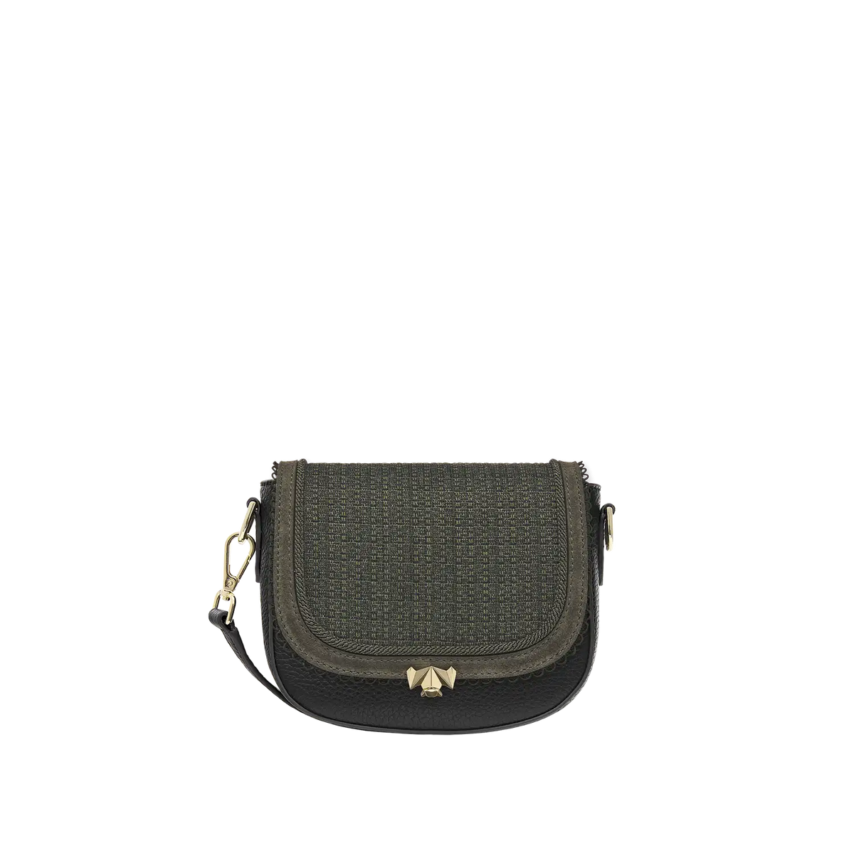 Wechselklappe - Mini Forest Glimmer - grün-glitzer