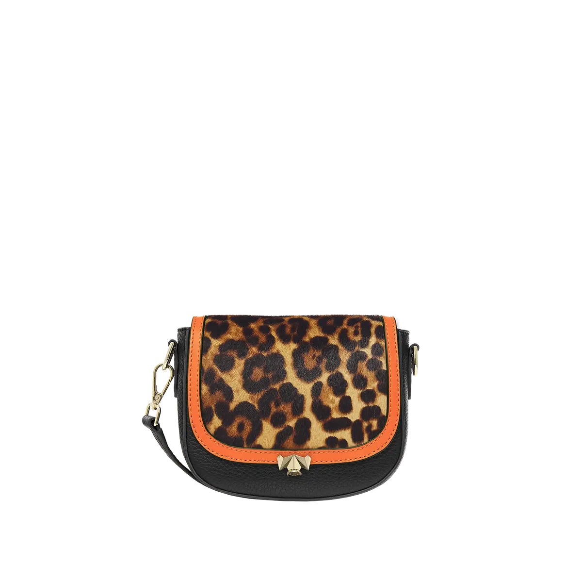 Wechselklappe - Mini Fur Real - leo-orange