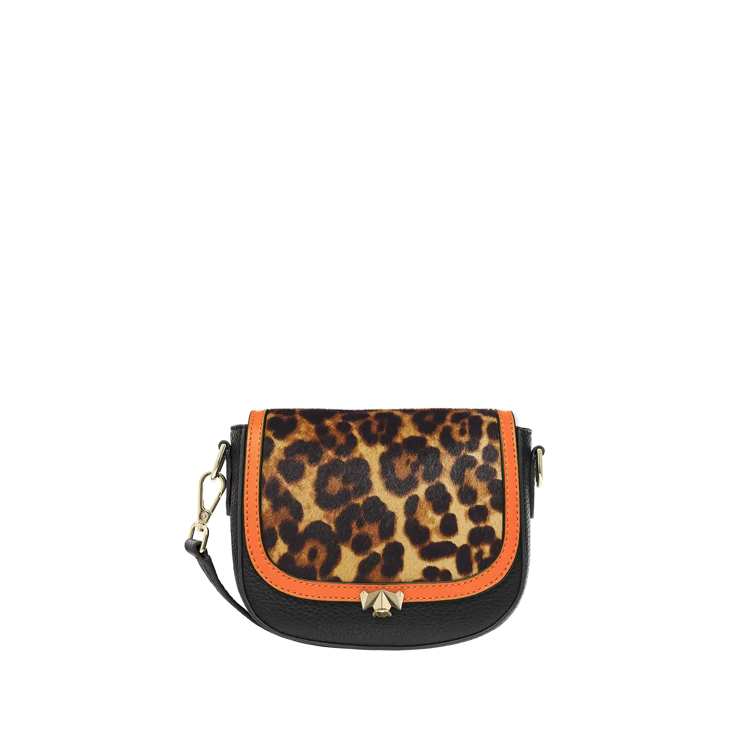 Wechselklappe - Mini Fur Real - leo-orange