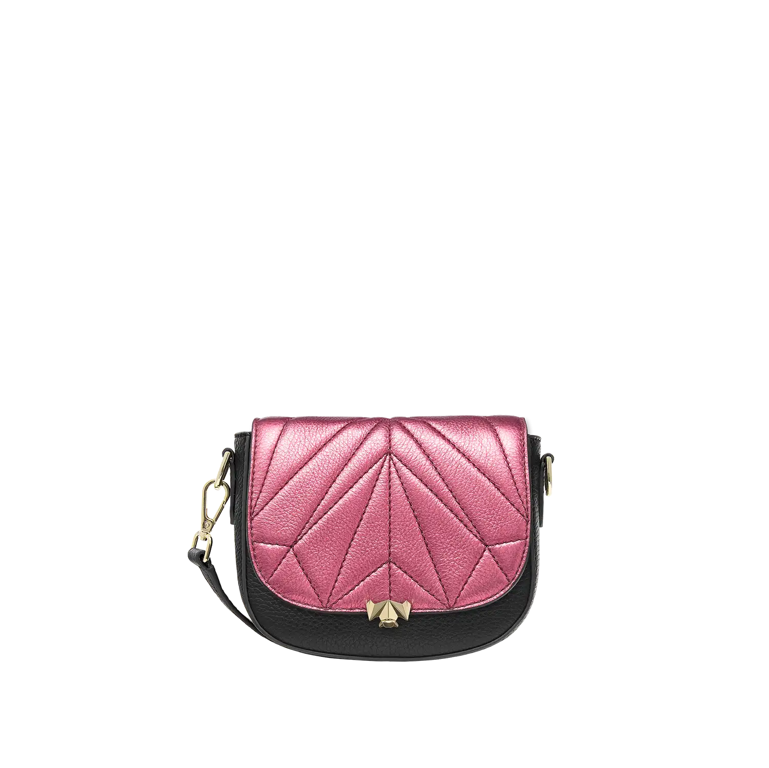 Wechselklappe - Mini Kinda Metallic Mulberry - pink-metallic