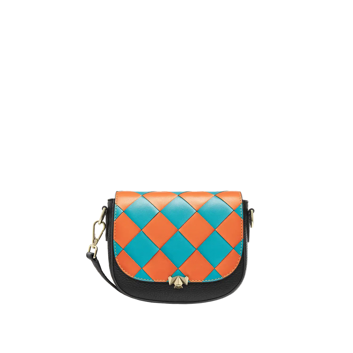 Wechselklappe - Mini La Giocosa - türkis-orange