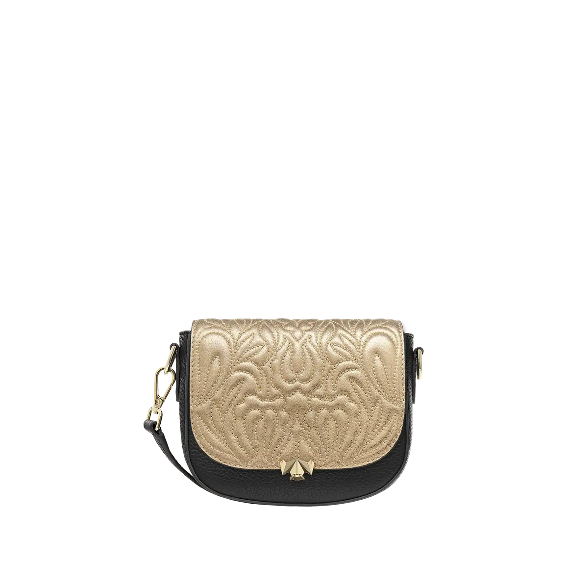 Wechselklappe - Mini Majestic Bloom - gold