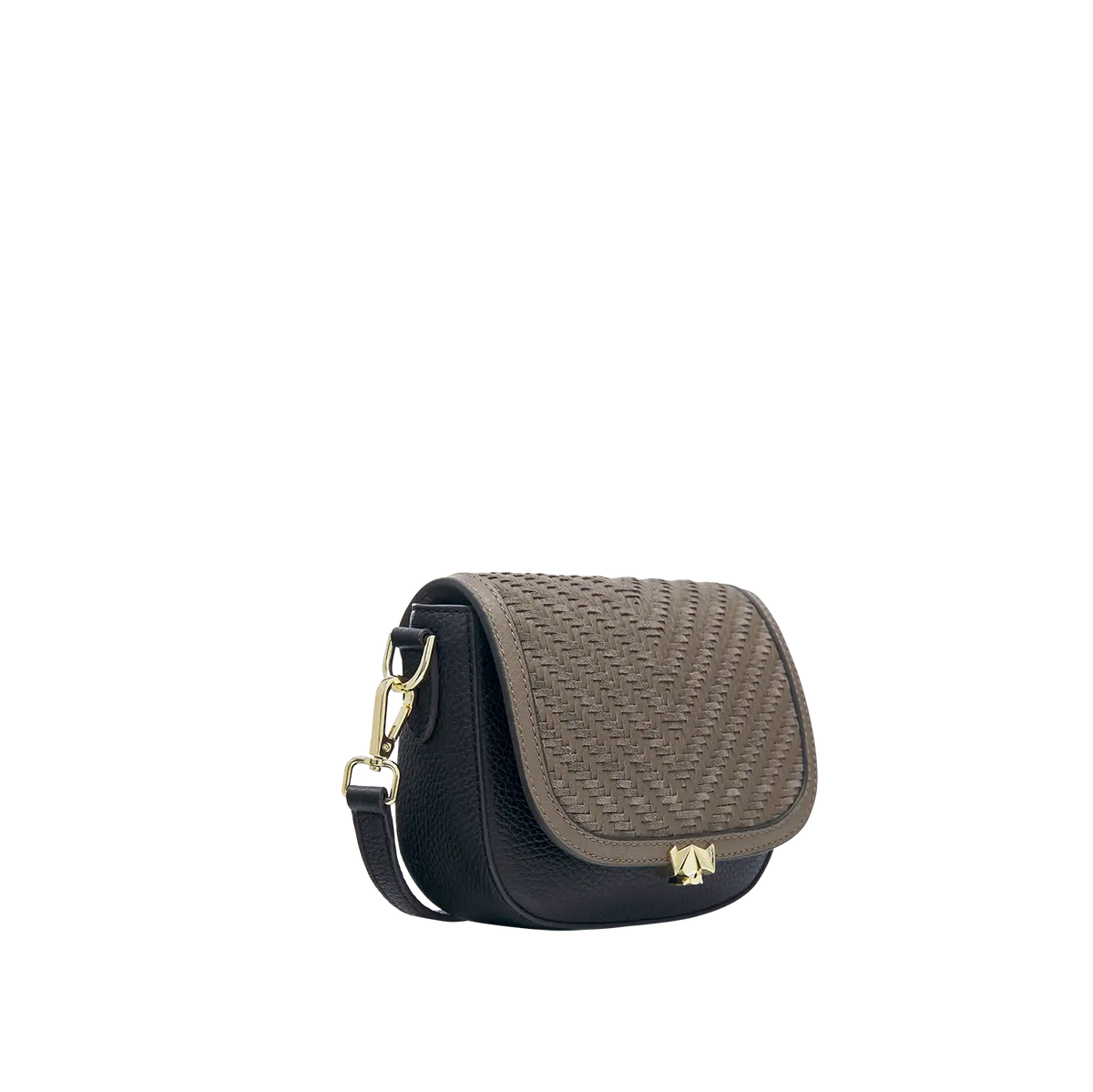 Wechselklappe - Mini Muted Mesh - taupe