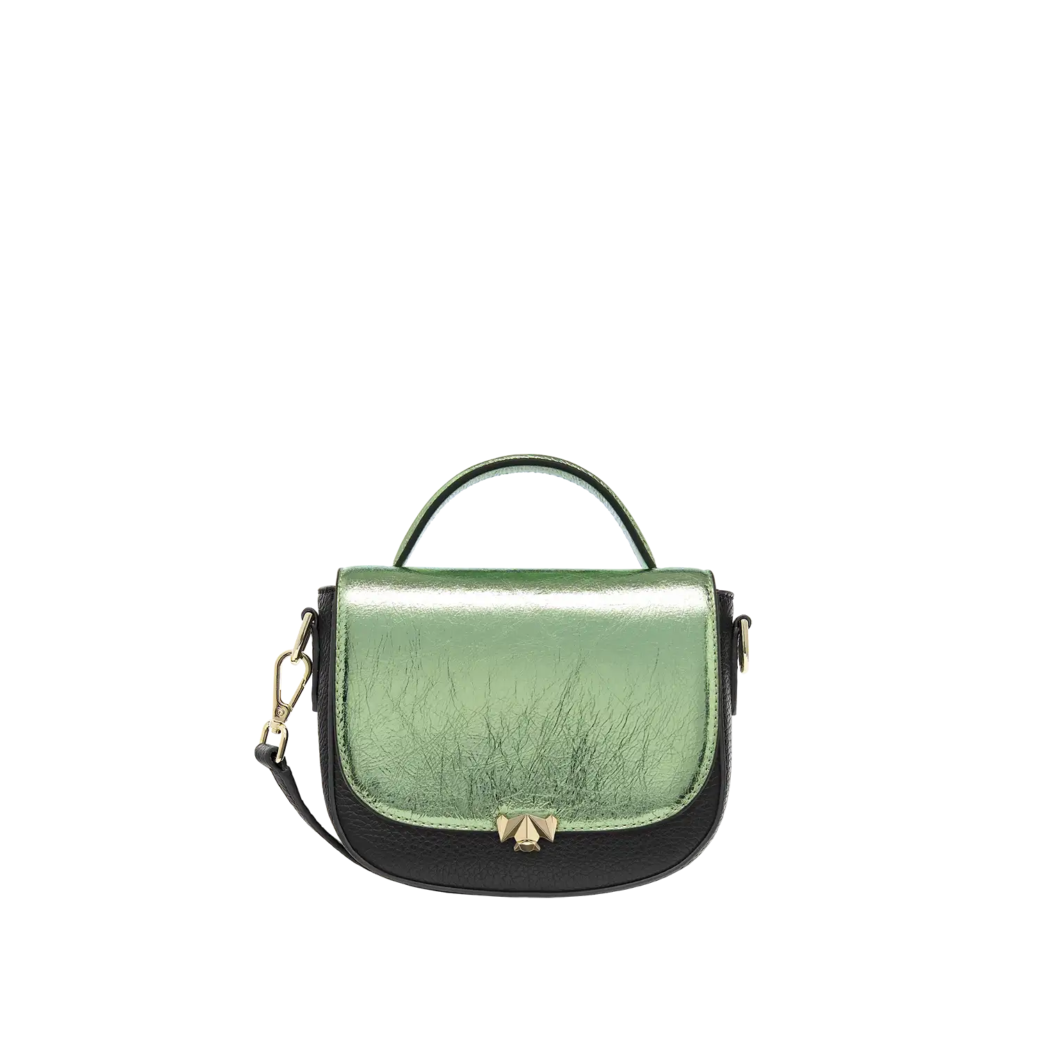 Wechselklappe - Mini Opal Breeze - grün-metallic