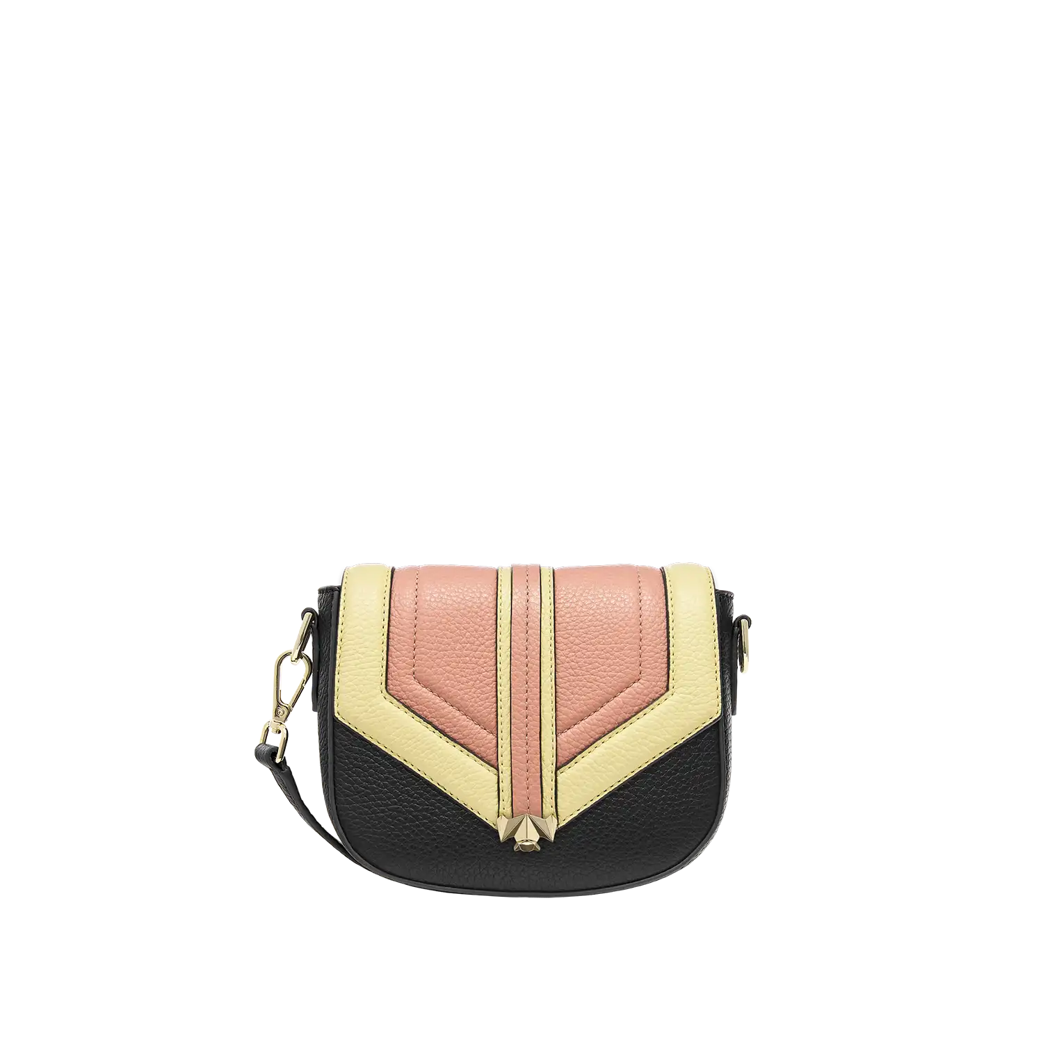 Wechselklappe - Mini Pastel Harmony - gelb-rosa