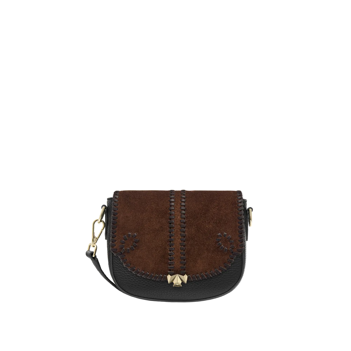 Wechselklappe - Mini Saddle Grace - braun