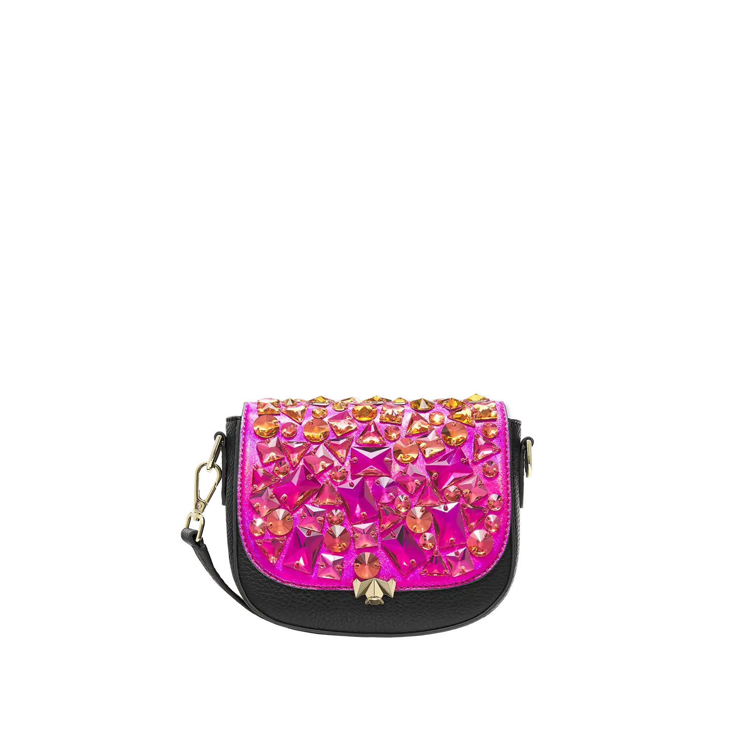 Wechselklappe - Mini Sizzling Pink - pink-metallic