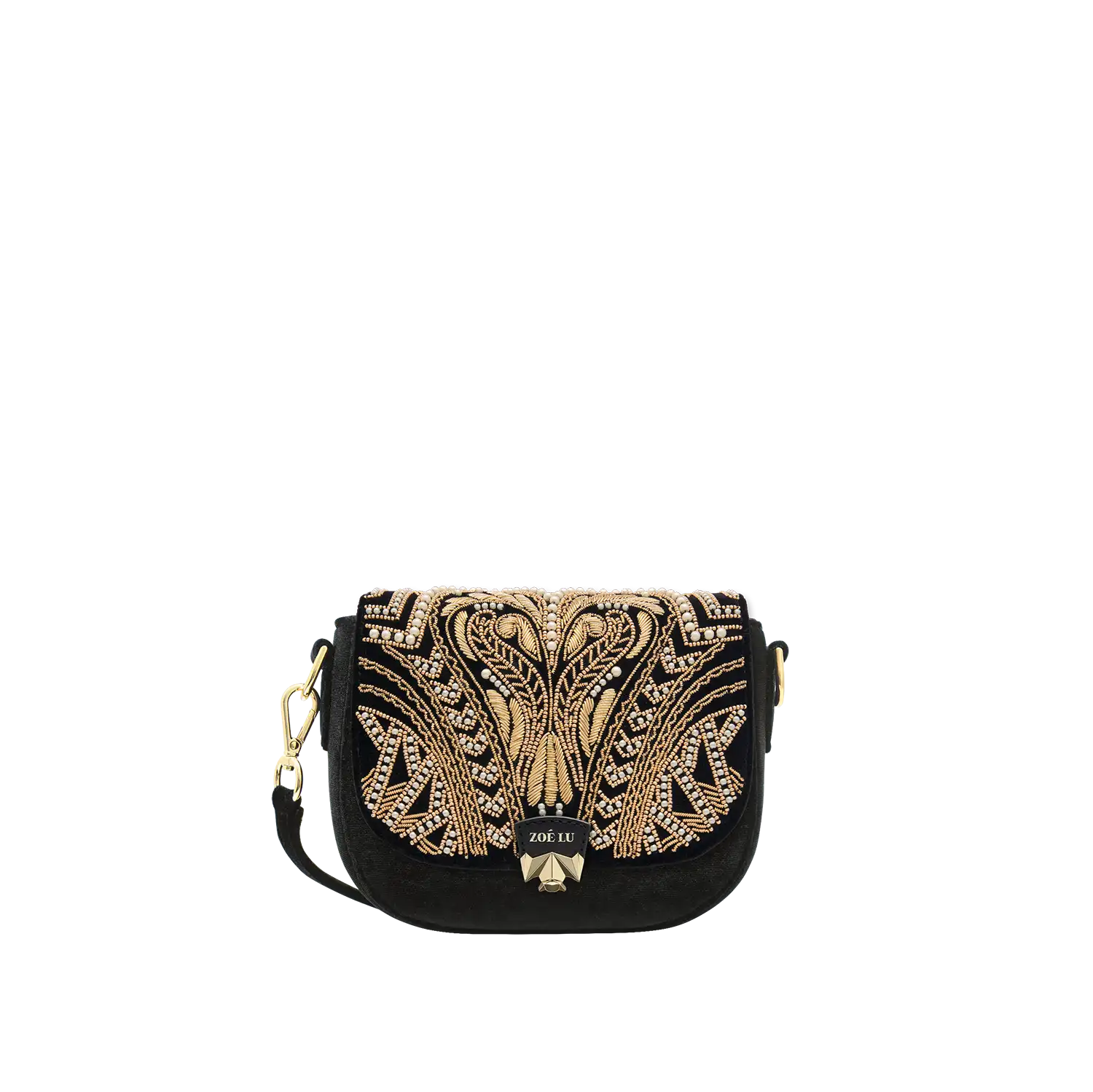 Taschenkoerper Mini Me - Samt schwarz