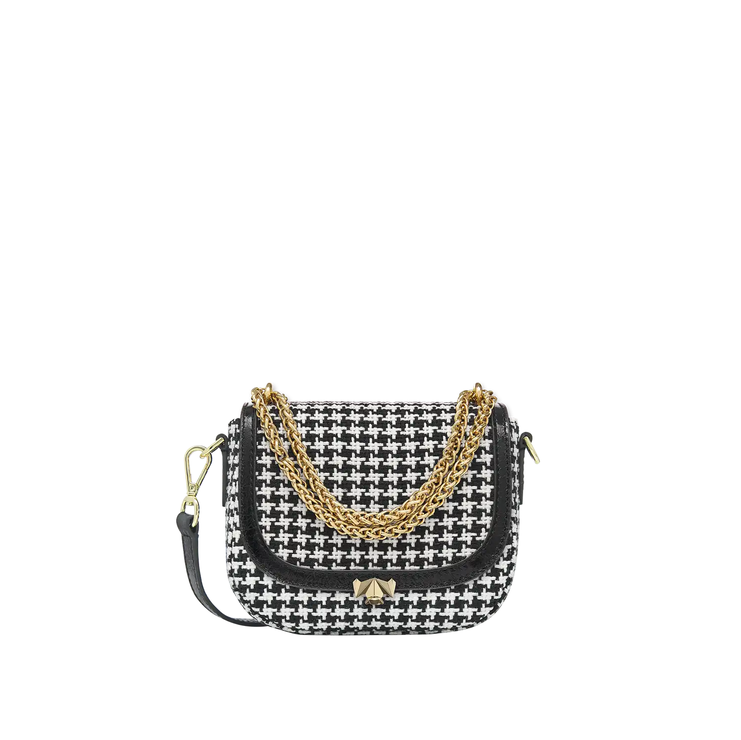 Taschenkoerper Mini Me - Hahnentritt schwarz-weiß