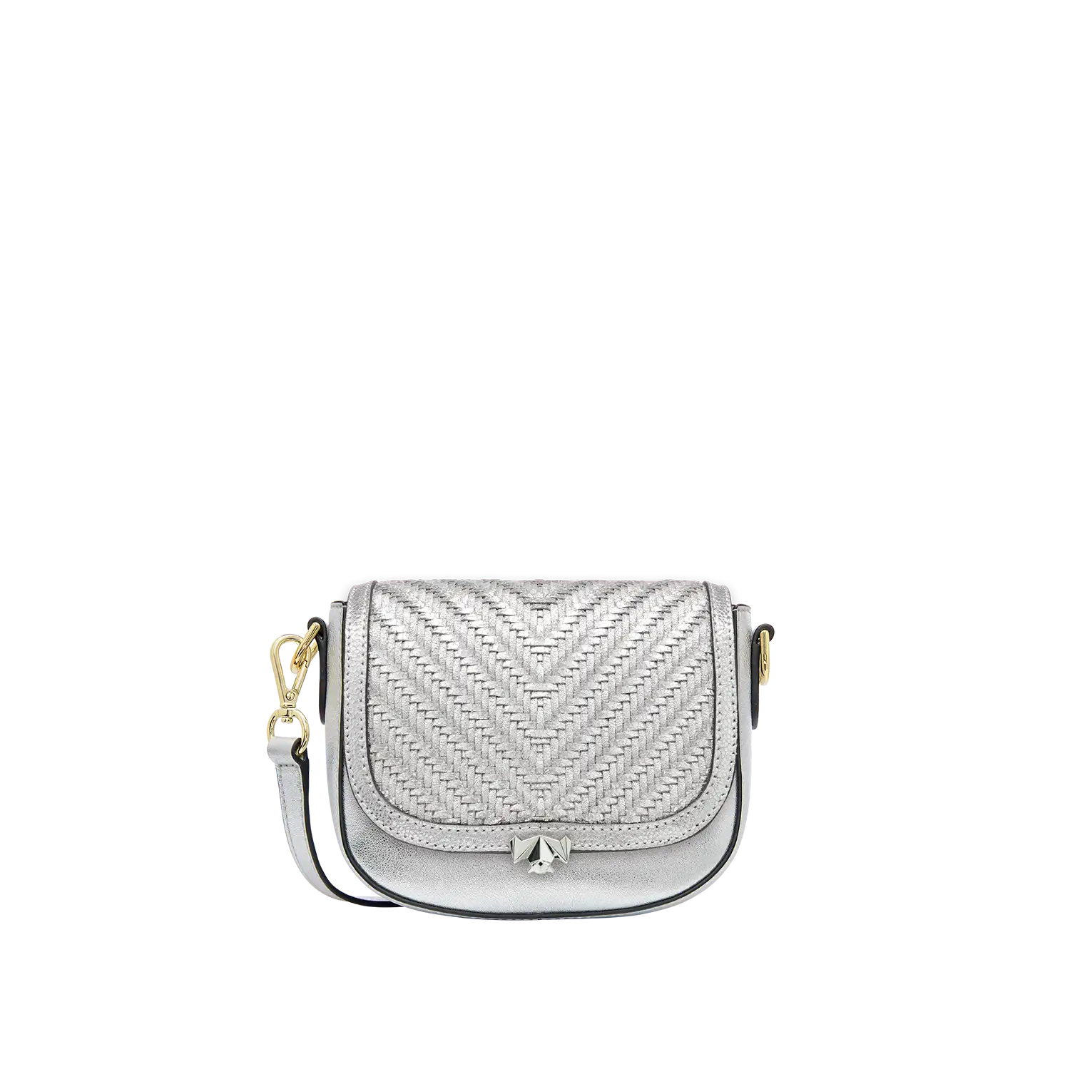 Wechselklappe - Mini Silver Star - silber