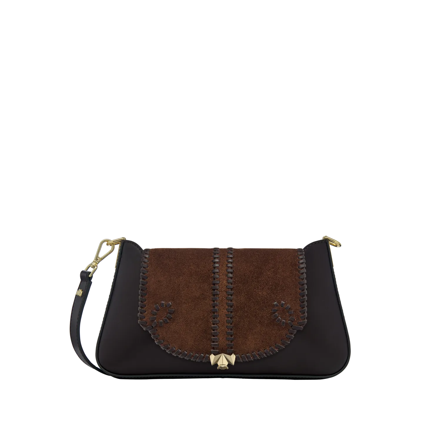 Wechselklappe - Mini Saddle Grace - braun
