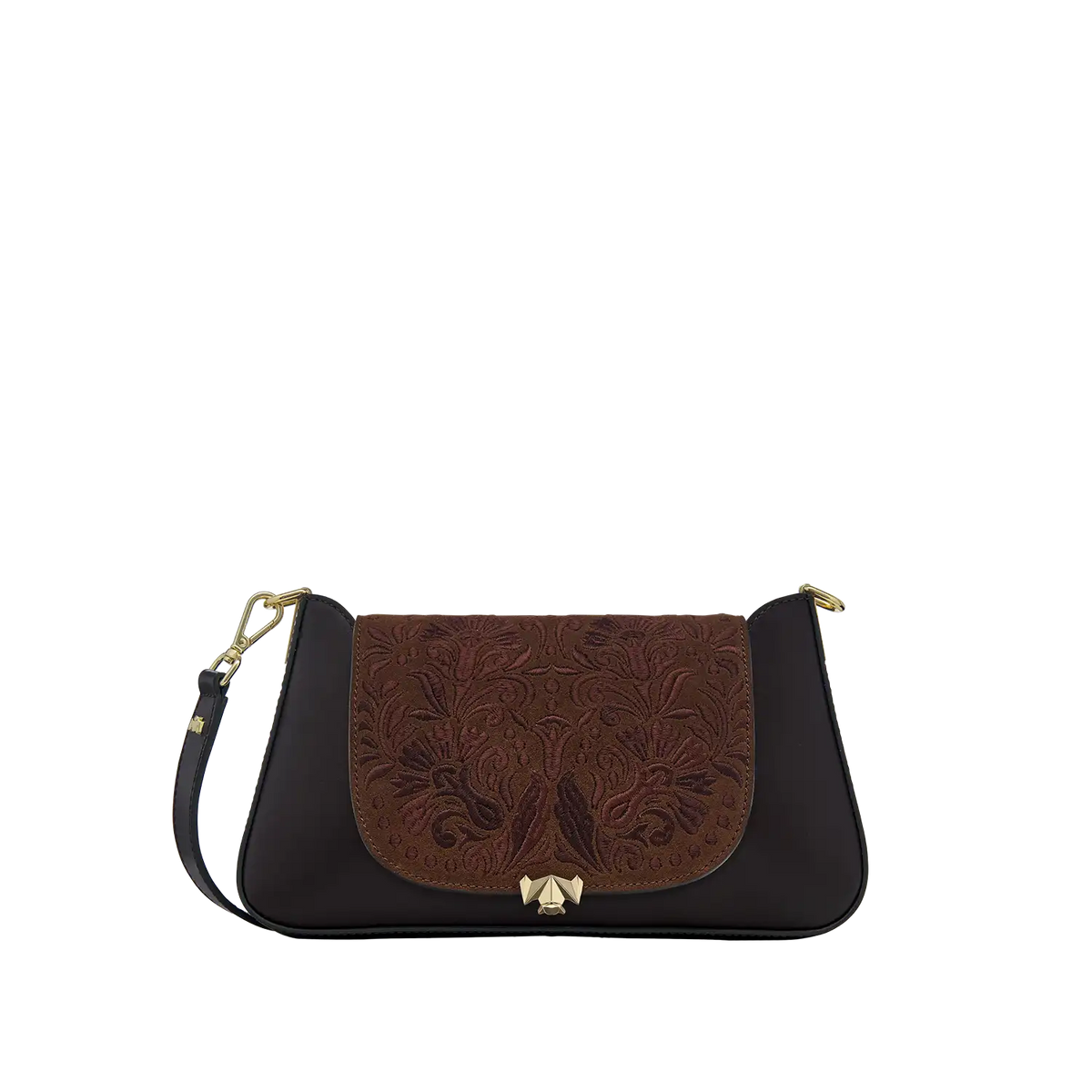 Wechselklappe - Mini Chocolate Petal - braun