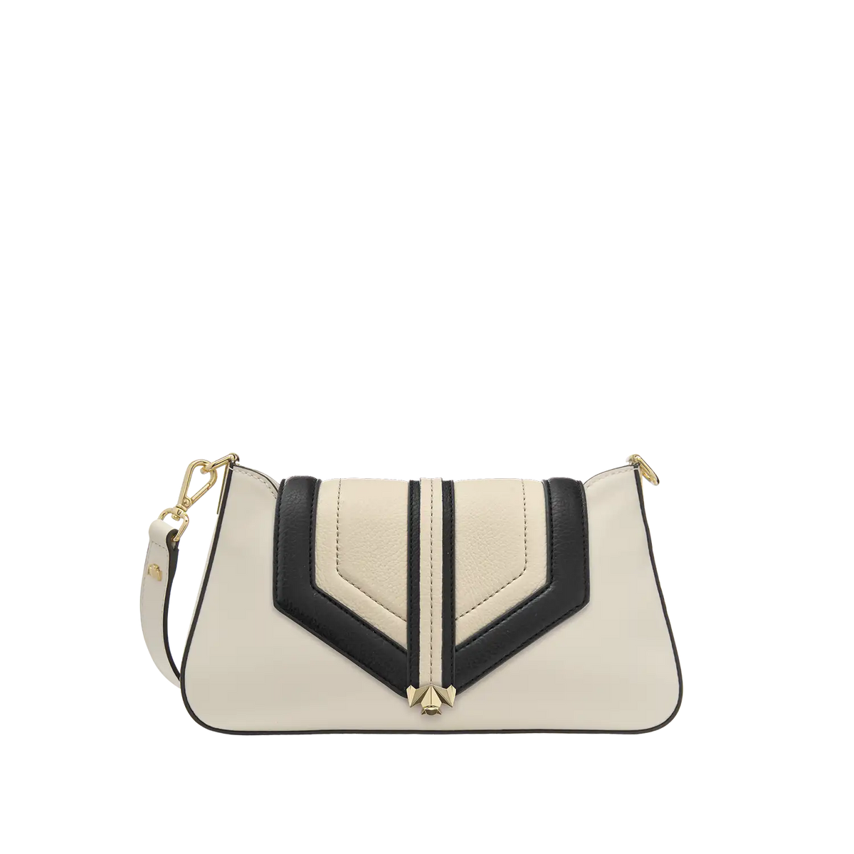 Wechselklappe - Mini Contrast Couture - schwarz-weiß