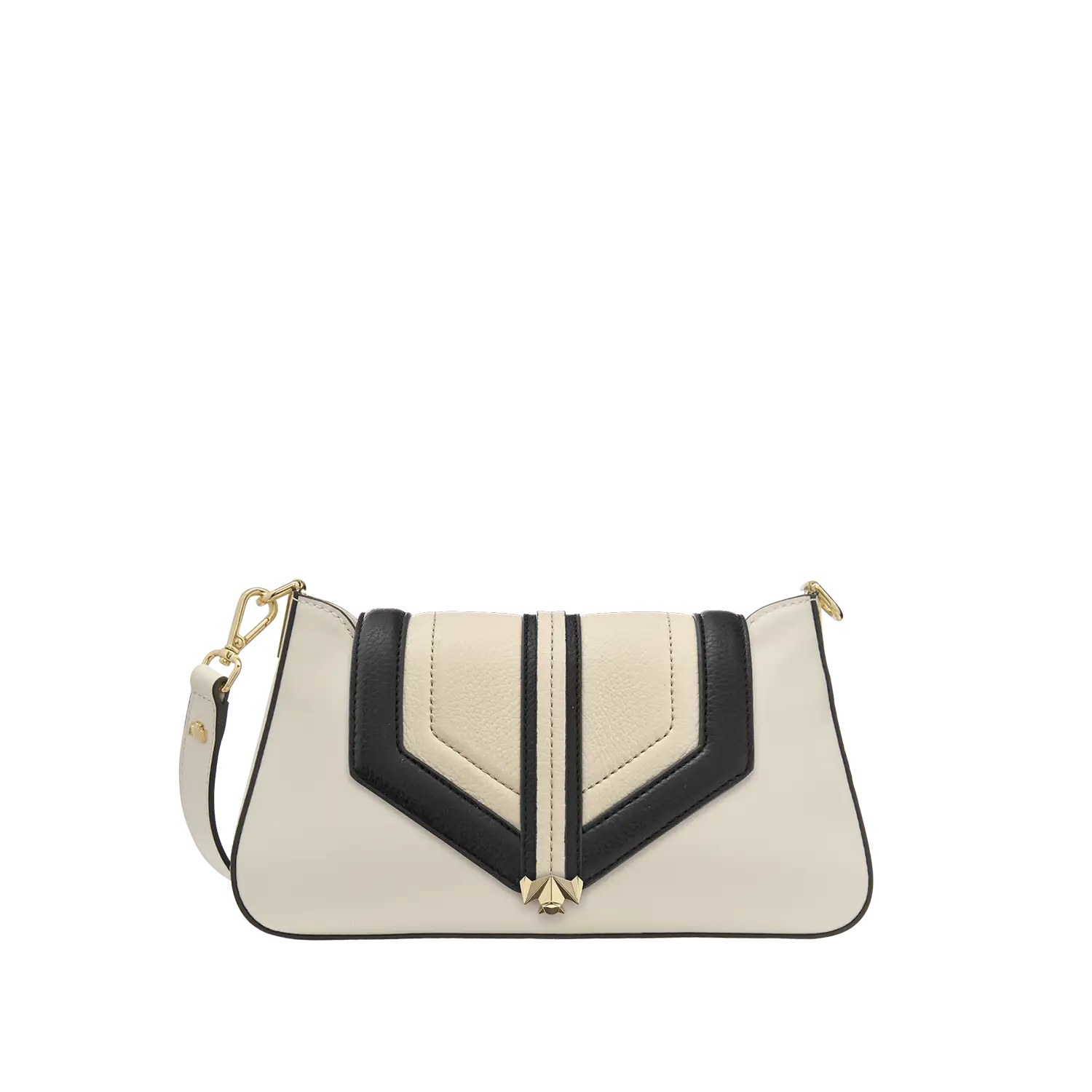 Wechselklappe - Mini Contrast Couture - schwarz-weiß