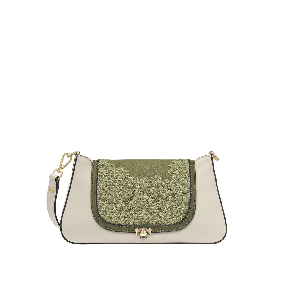 Wechselklappe -  Mini Cozy Bloom - olive