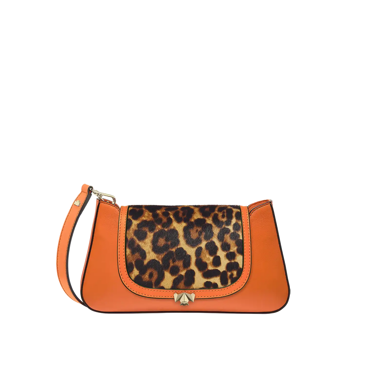 Wechselklappe - Mini Fur Real - leo-orange