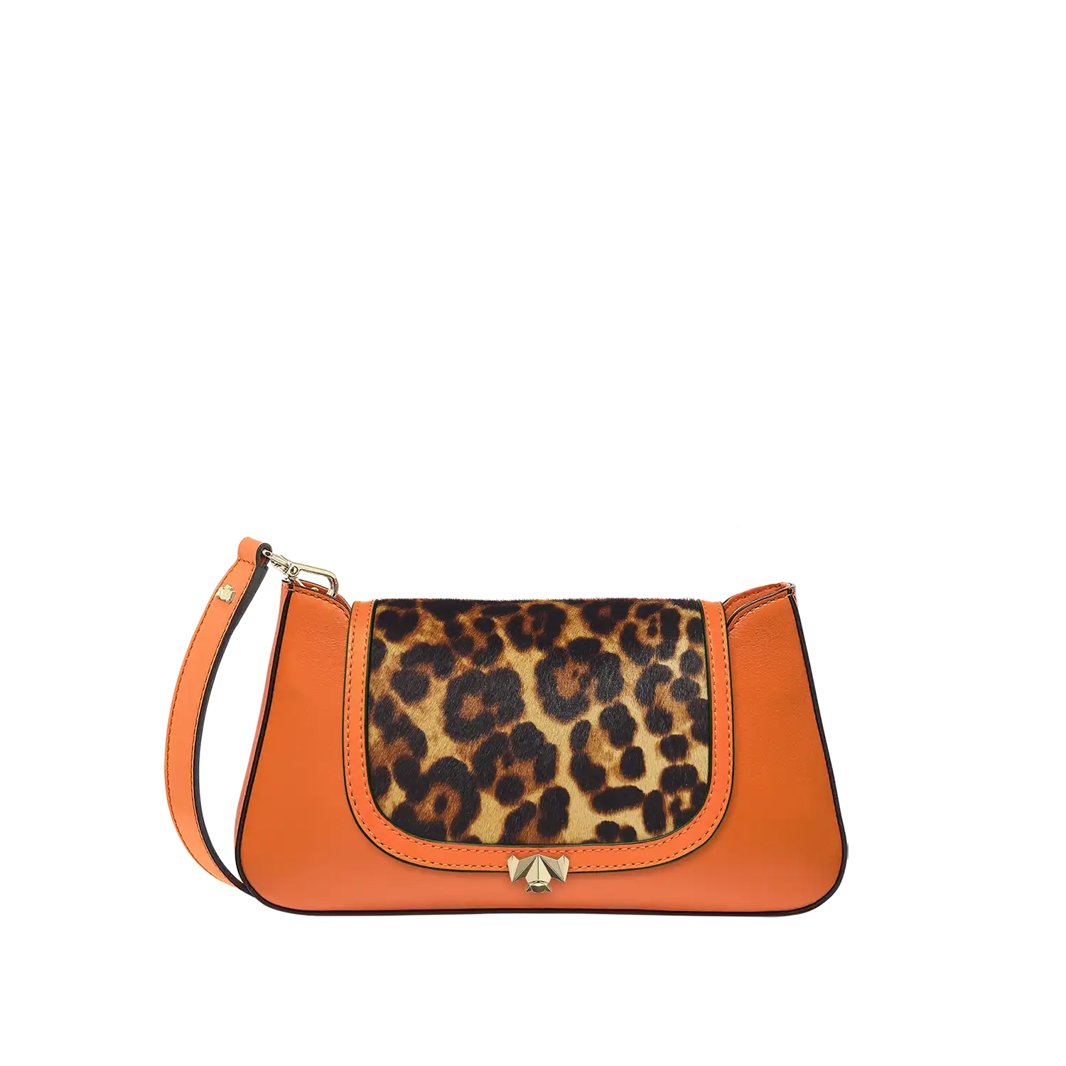 Wechselklappe - Mini Fur Real - leo-orange