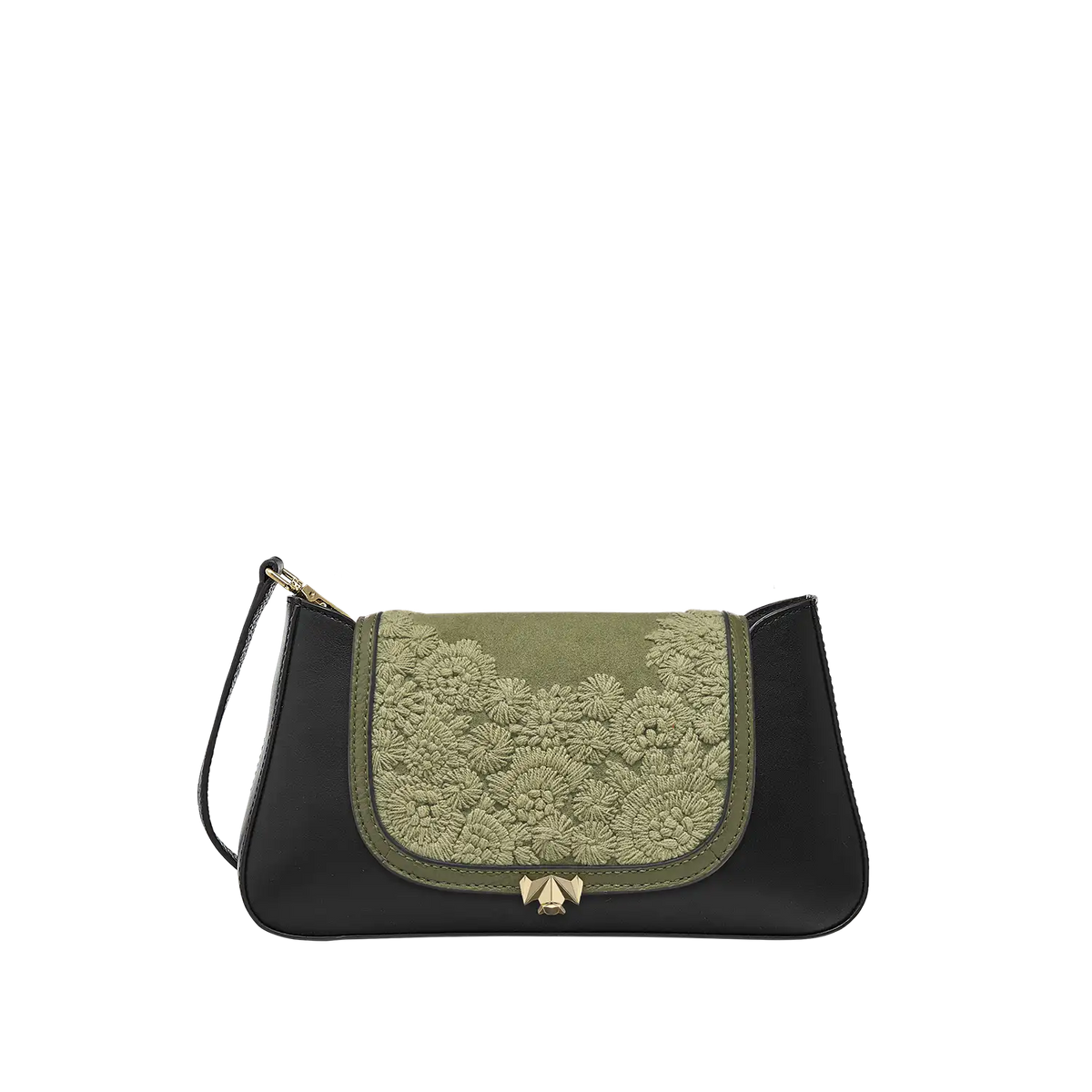 Wechselklappe -  Mini Cozy Bloom - olive