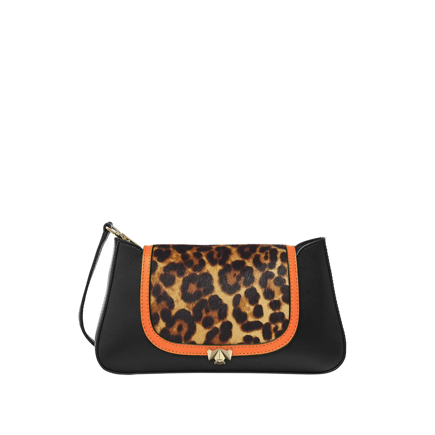 Wechselklappe - Mini Fur Real - leo-orange