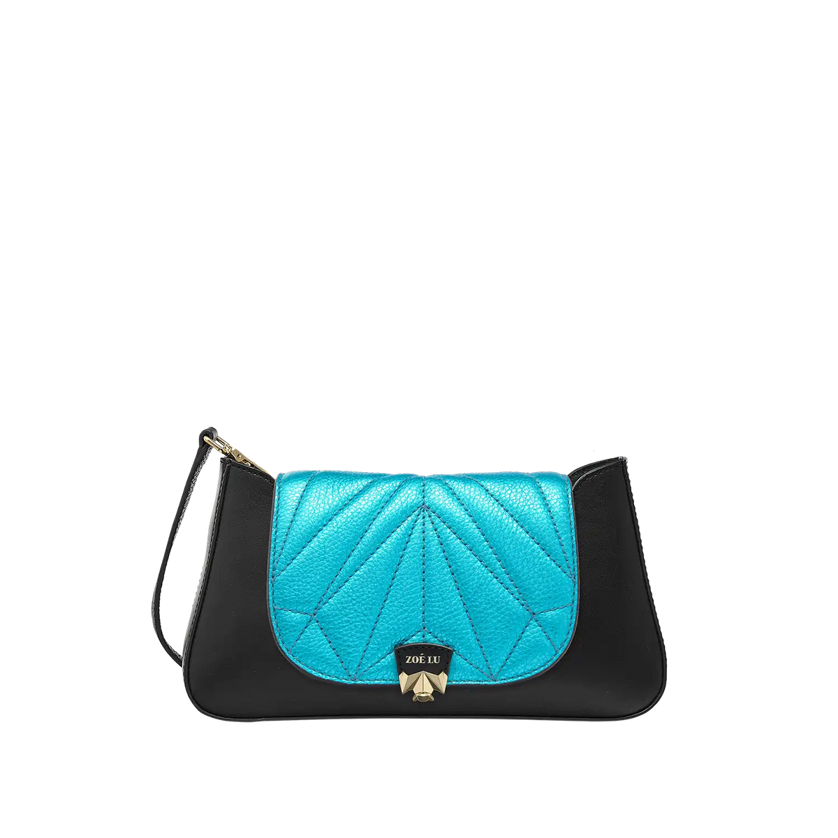 Wechselklappe - Mini Kinda Curacao - türkis-metallic