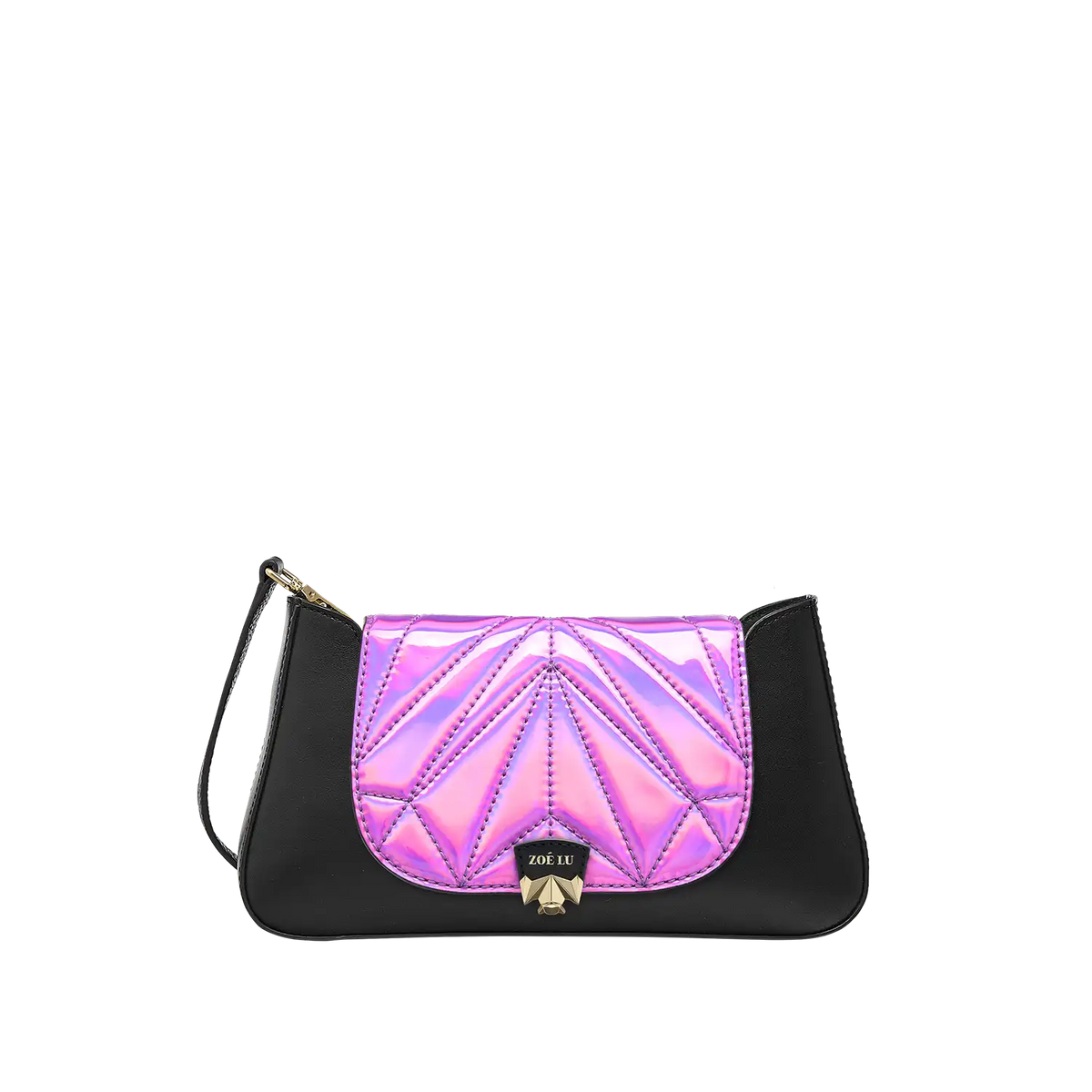 Wechselklappe - Mini Kinda Dazzling - flieder-metallic