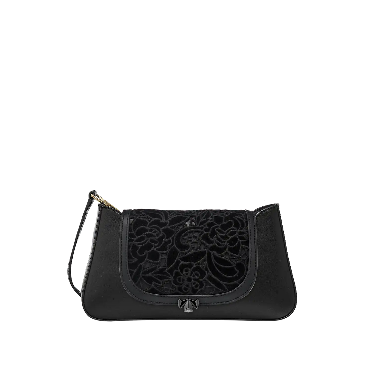 BC Wechselklappe - Mini Midnight Bloom - schwarz