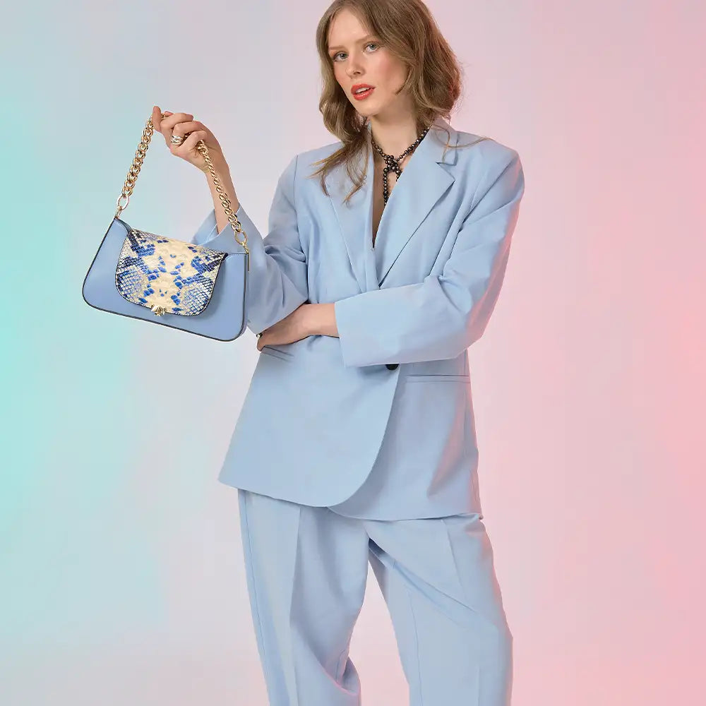 Wechselklappe - Mini Spaghetti Vongole - blau