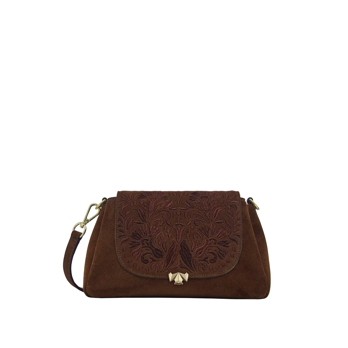 Taschenkoerper Mini Triple - braun velours