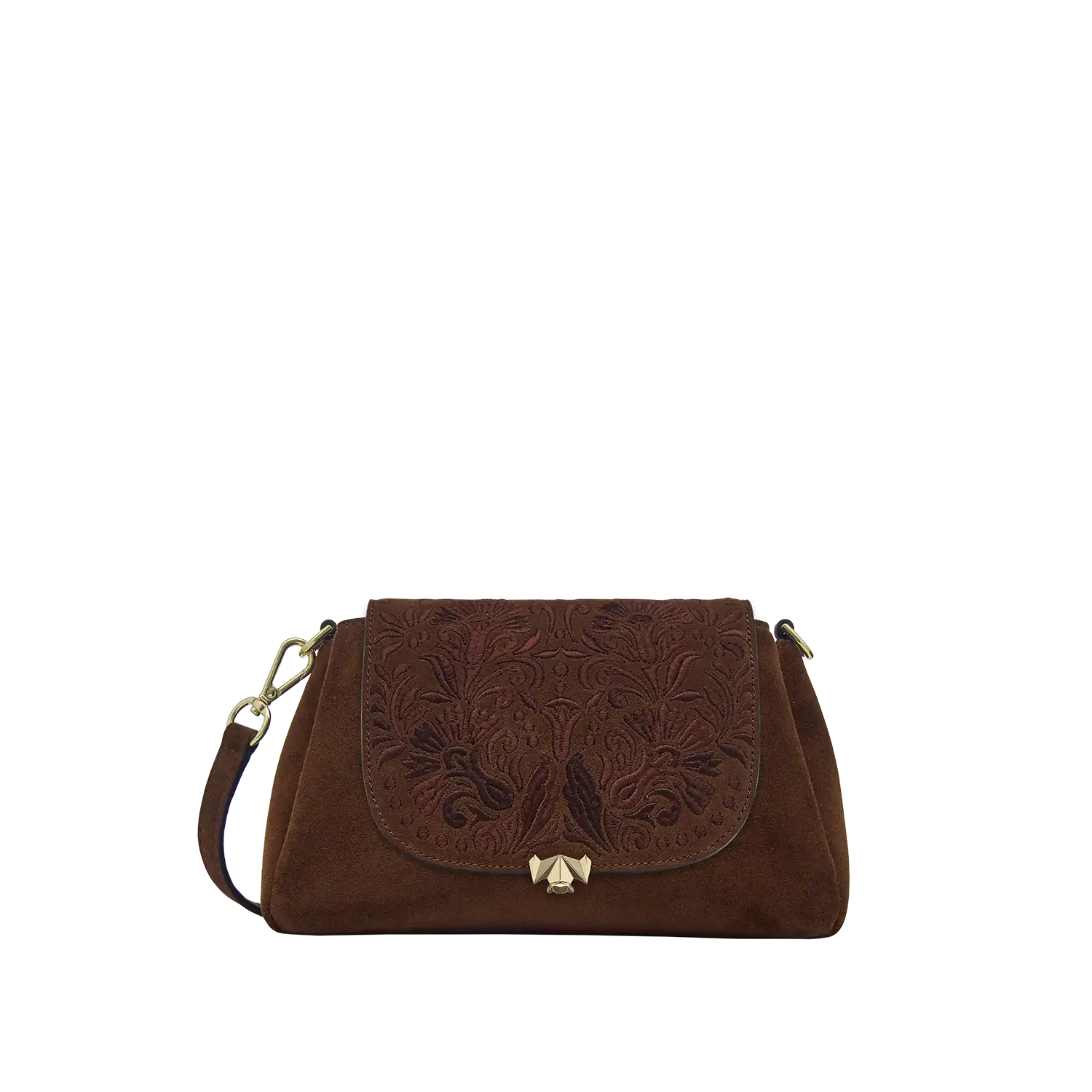 Taschenkoerper Mini Triple - braun velours
