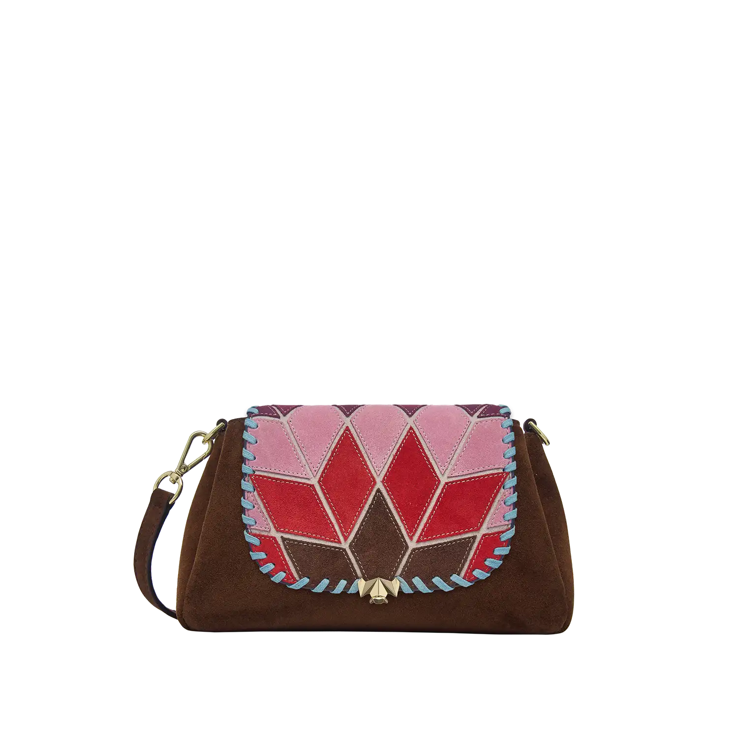 Taschenkoerper Mini Triple - braun velours