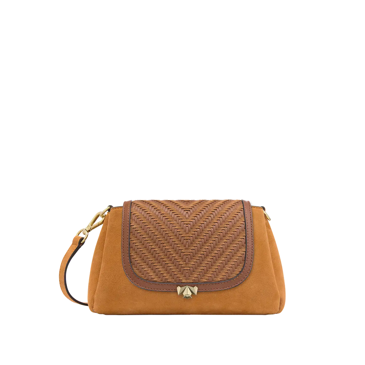 Taschenkoerper Mini Triple - cognac
