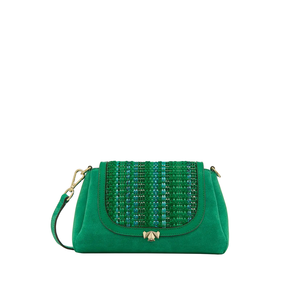 Taschenkoerper Mini Triple - grün velours