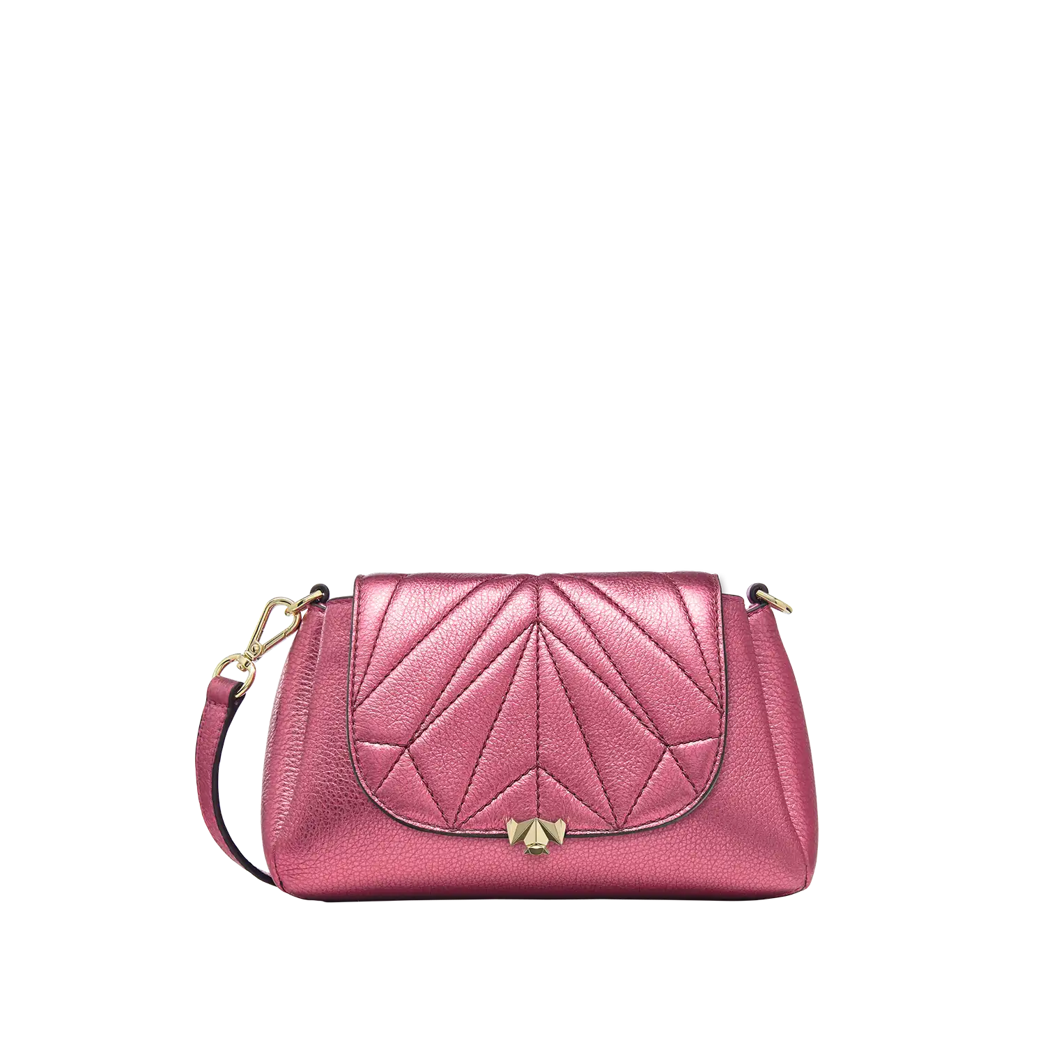 Wechselklappe - Mini Kinda Metallic Mulberry - pink-metallic
