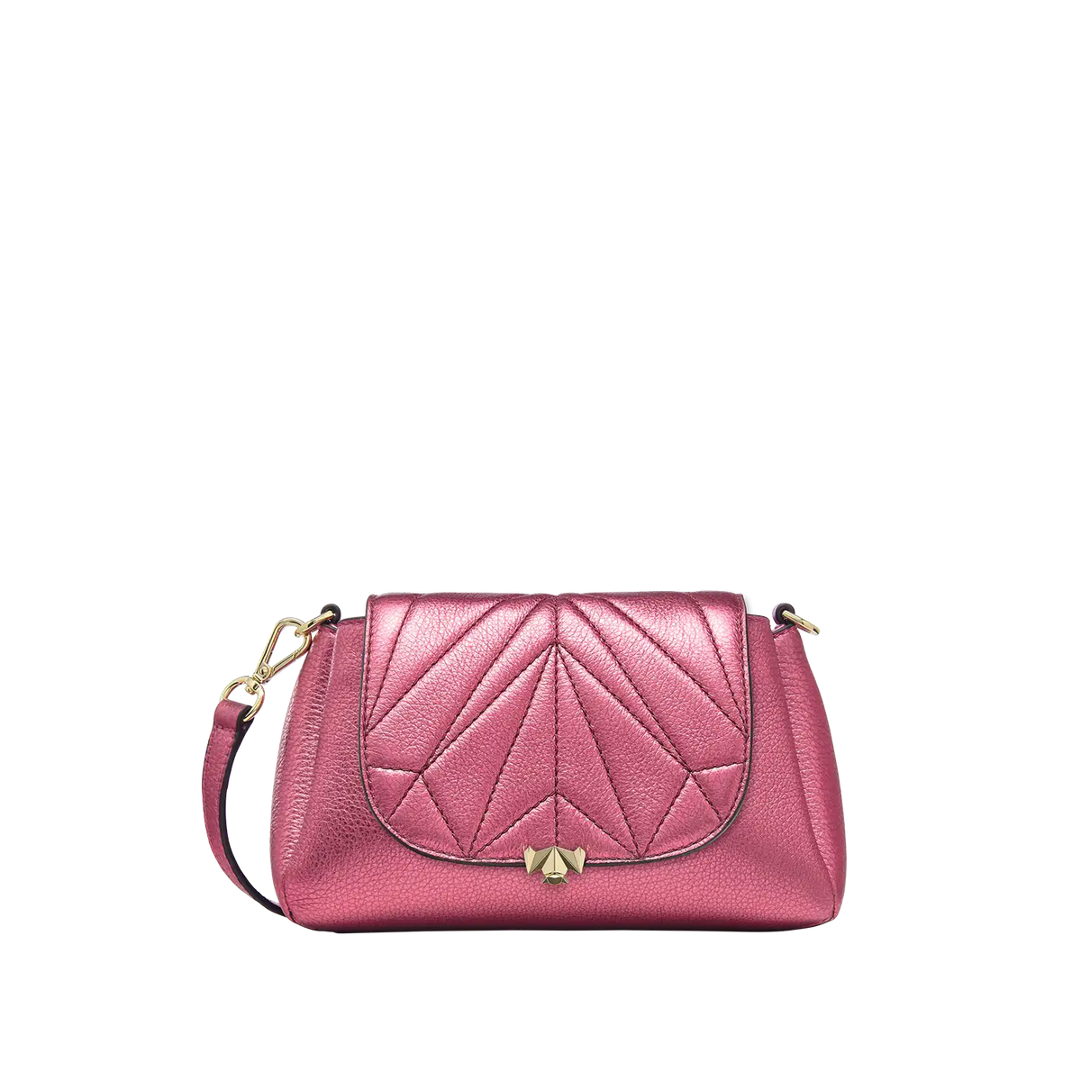 Wechselklappe - Mini Kinda Metallic Mulberry - pink-metallic