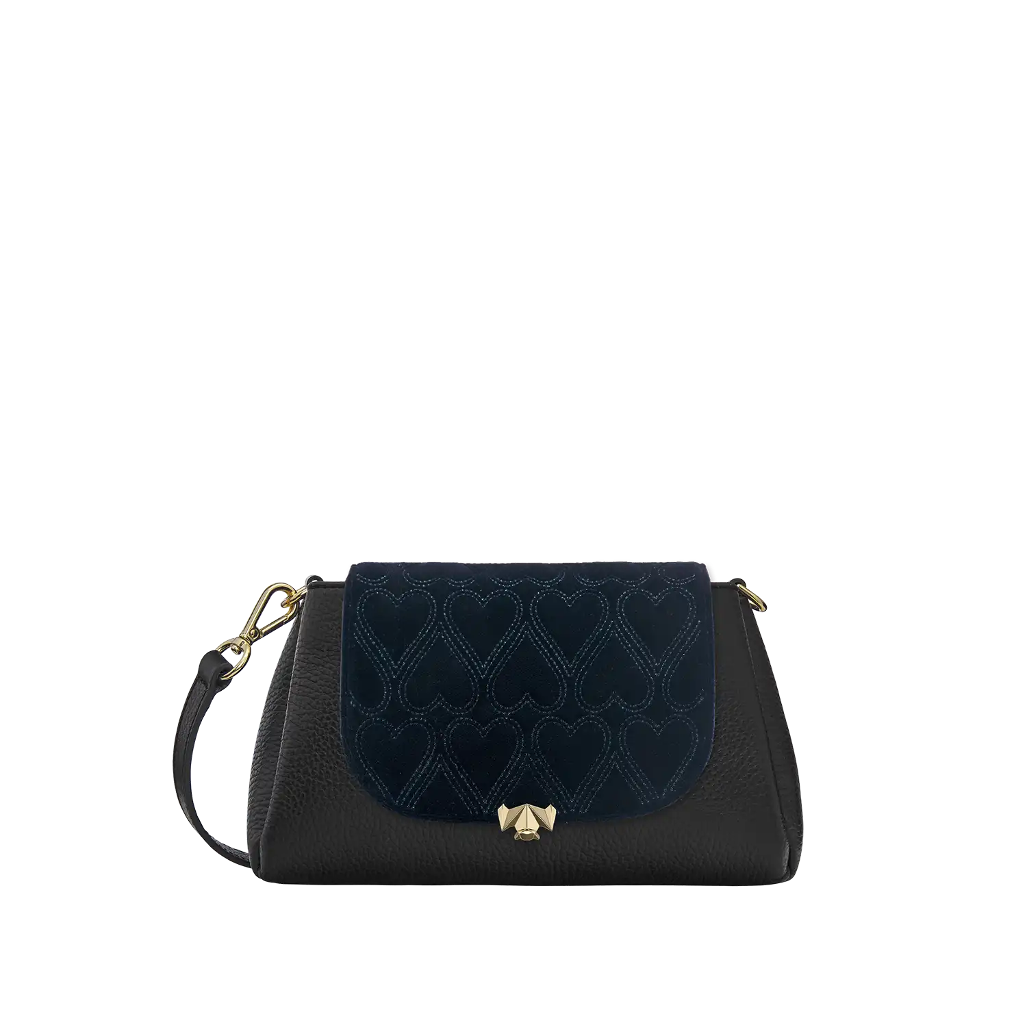 Wechselklappe - Mini Amour de Velours - dunkelblau