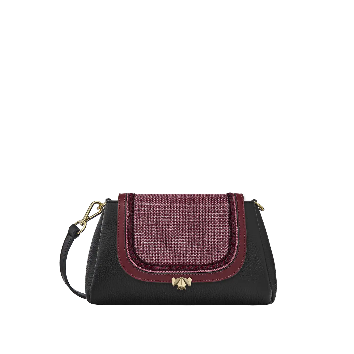 Wechselklappe - Mini Burgundy Kiss - dunkelrot