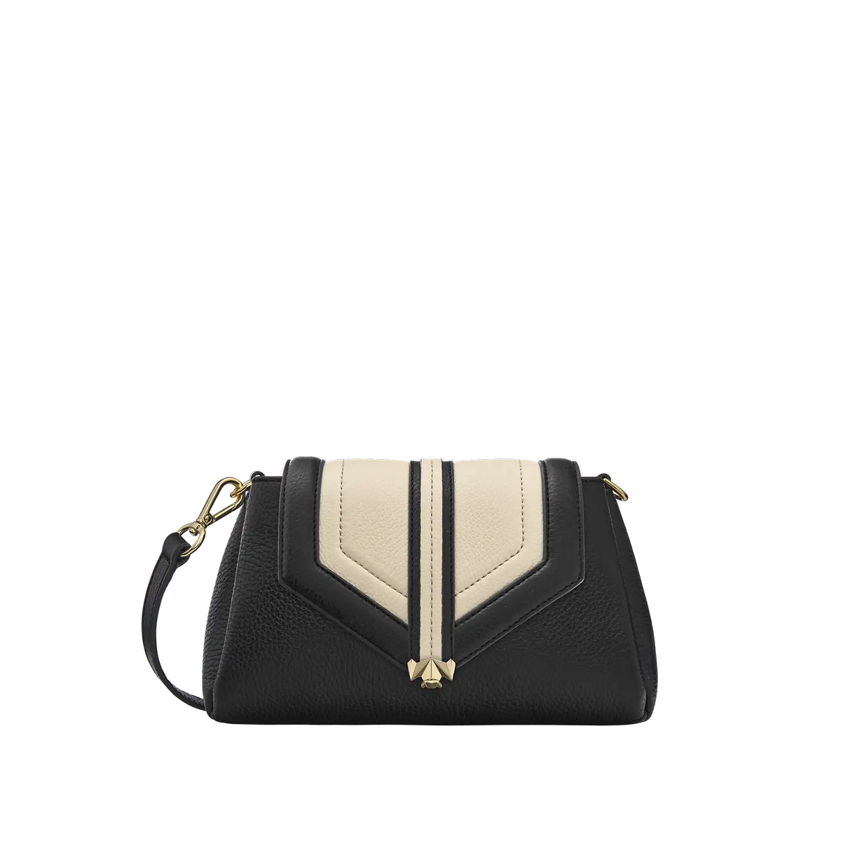 Wechselklappe - Mini Contrast Couture - schwarz-weiß