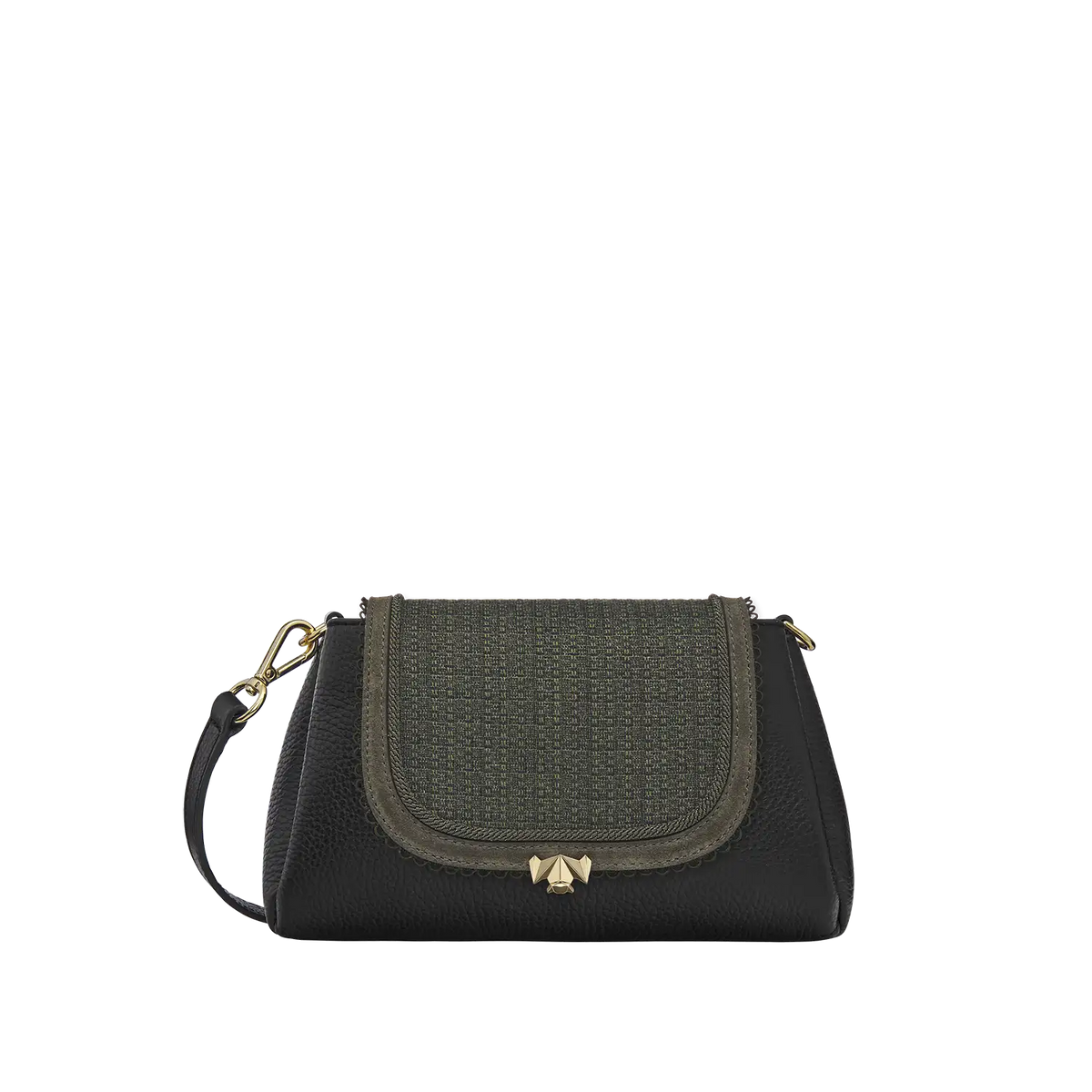 Wechselklappe - Mini Forest Glimmer - grün-glitzer