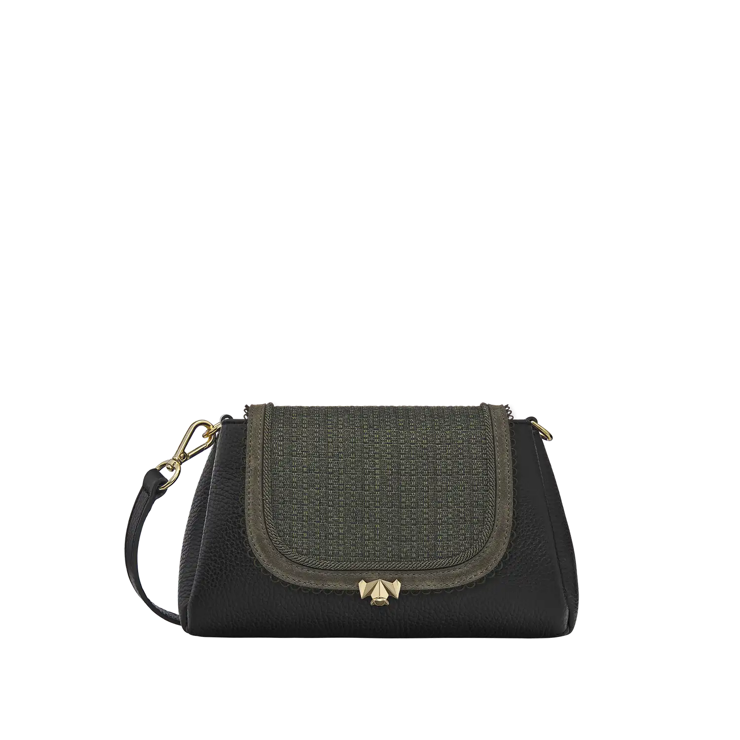 Wechselklappe - Mini Forest Glimmer - grün-glitzer