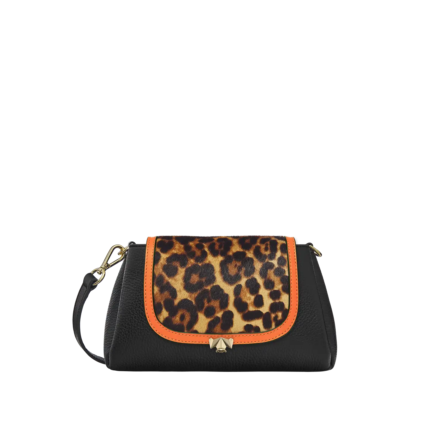 Wechselklappe - Mini Fur Real - leo-orange