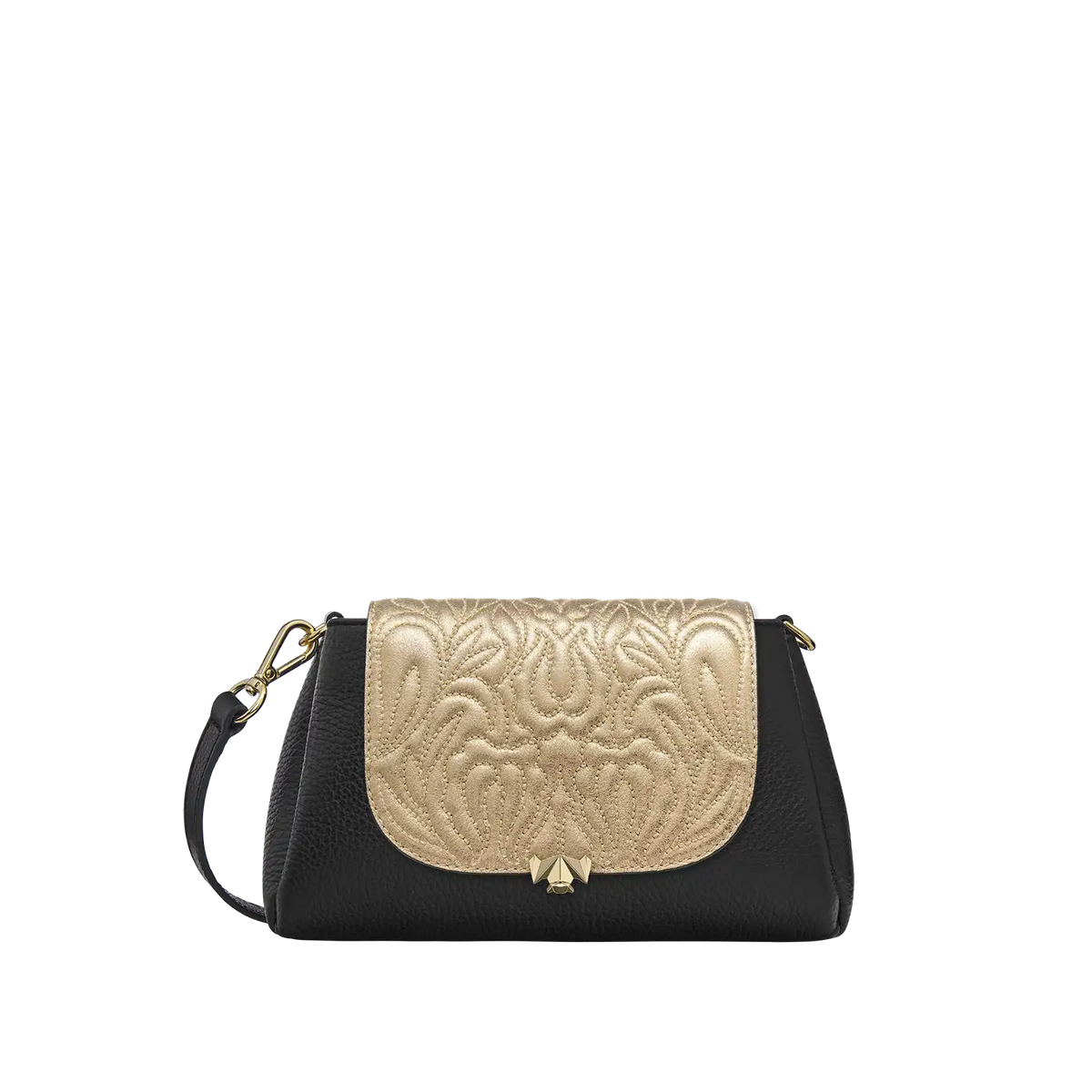 Wechselklappe - Mini Majestic Bloom - gold