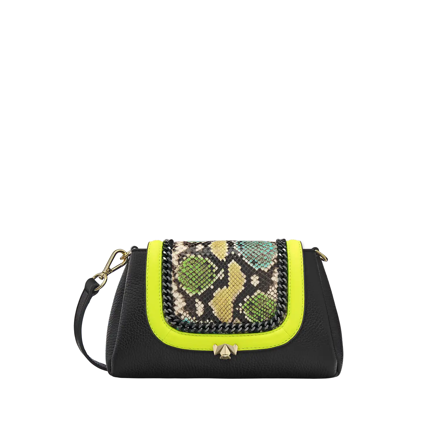 Wechselklappe - Mini Venom Neon - gelb-bunt