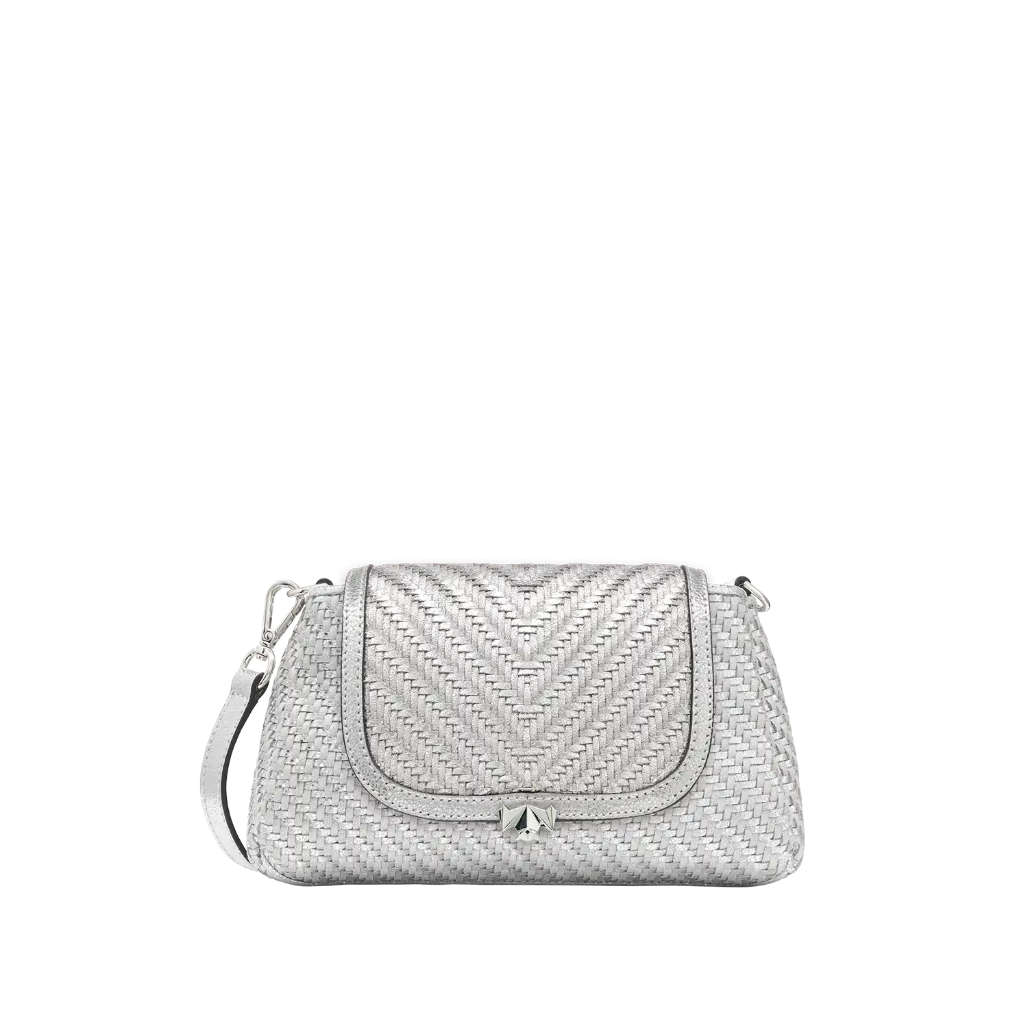 Wechselklappe - Mini Silver Star - silber