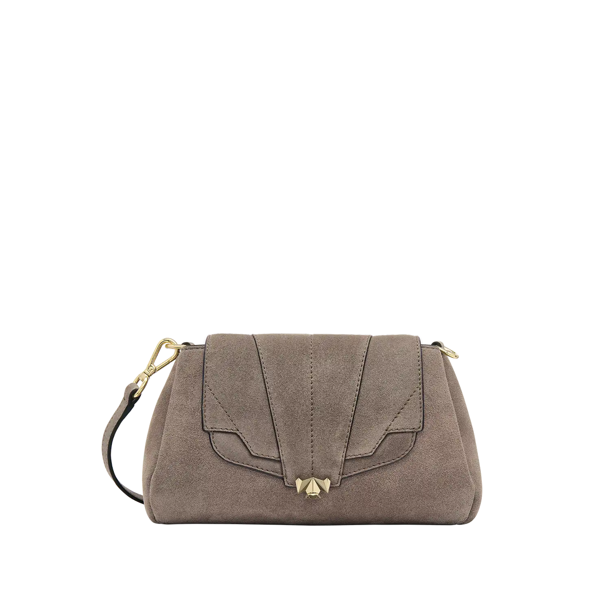 Wechselklappe - Mini Milky Solitair - taupe