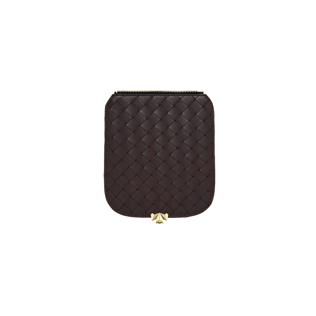 Wechselklappe - Mini Cocoa Grid - braun