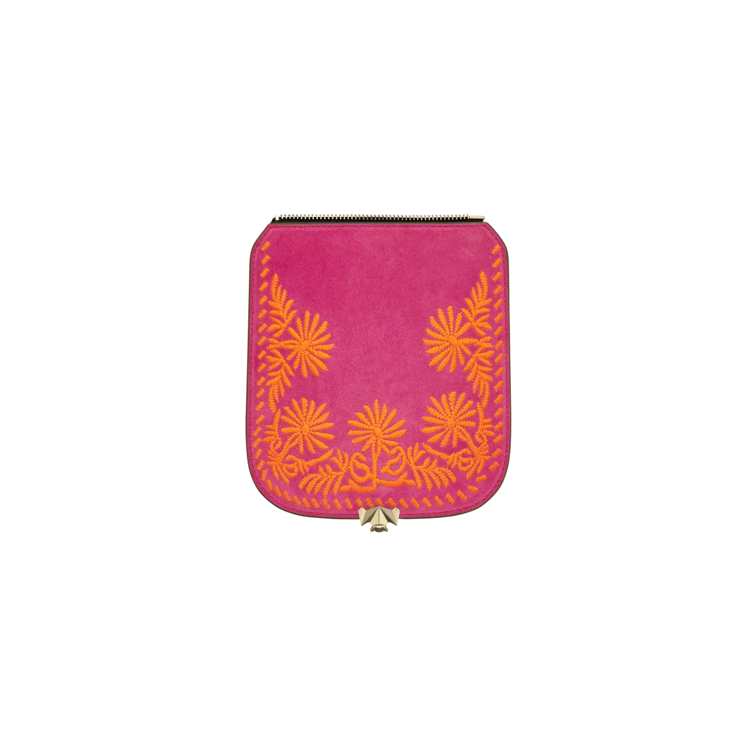 Wechselklappe - Mini Crazy Daisy - pink-orange